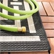 Safavieh Courtyard Black Indoor Outdoor Rug - Runner 2'3