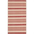Safavieh Courtyard Beige Indoor Outdoor Rug - 2' x 3'7