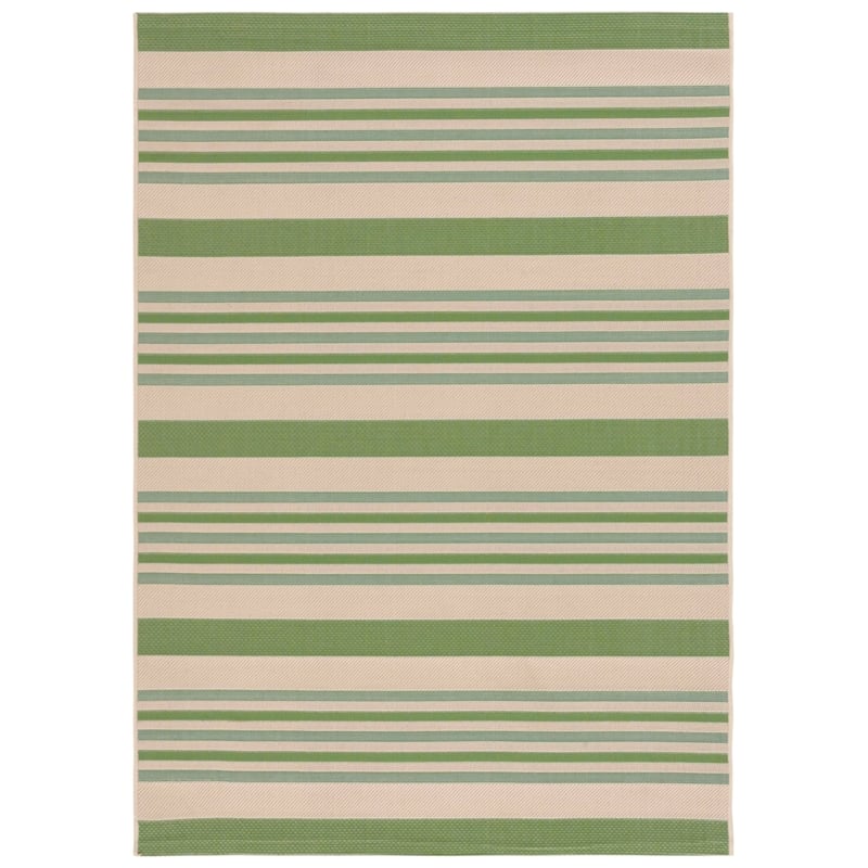 Safavieh Courtyard Beige Indoor Outdoor Rug - 5'3