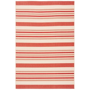 Safavieh Courtyard Beige Indoor Outdoor Rug - 6'7&quot x 9'6&quot