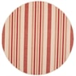 Safavieh Courtyard Beige Indoor Outdoor Rug - Round 5'3