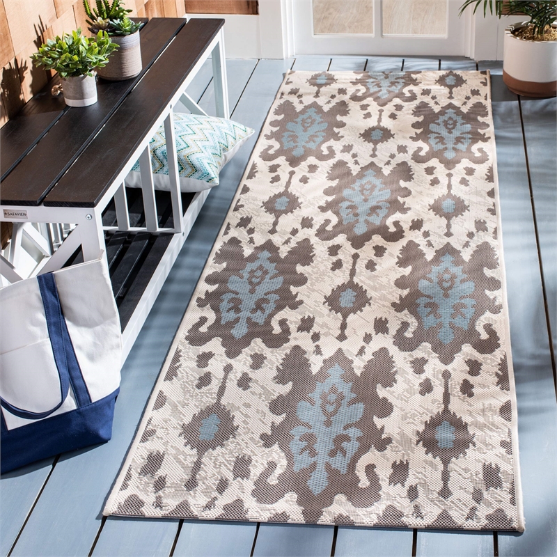Safavieh Courtyard Beige Indoor Outdoor Rug - 2' x 3'7