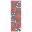 Safavieh Courtyard Anthracite Indoor Outdoor Rug - Runner 2'3