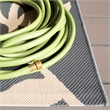 Safavieh Courtyard Anthracite Indoor Outdoor Rug - Runner 2'3
