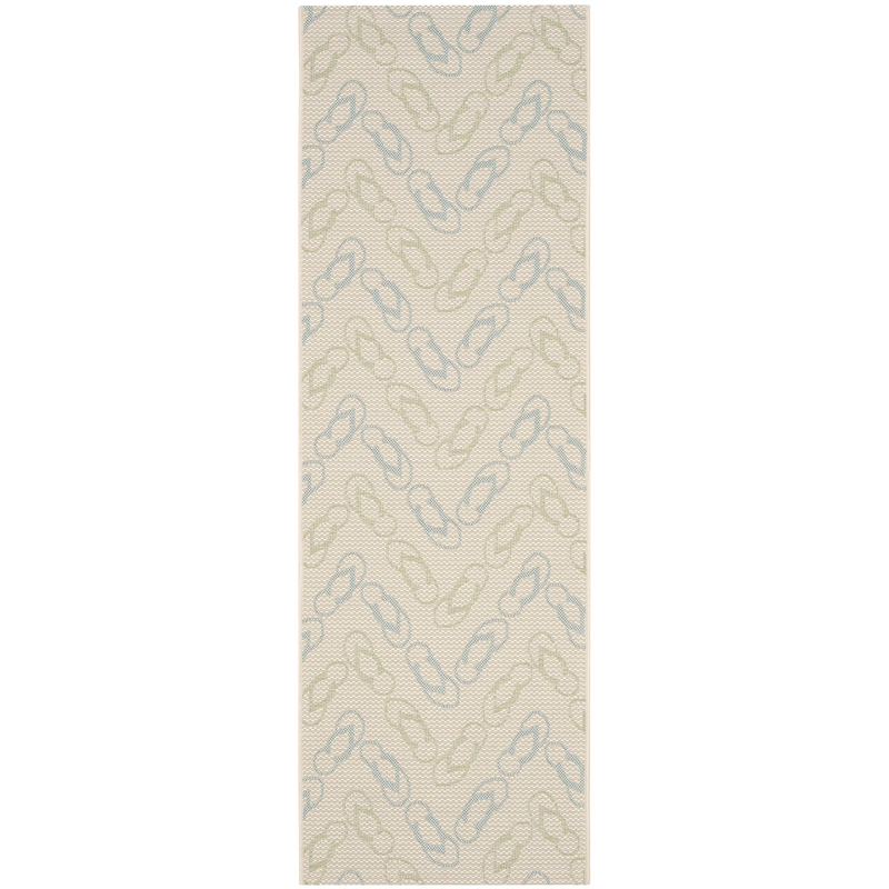 Safavieh Courtyard Beige Indoor Outdoor Rug - Runner 2'3
