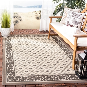 Safavieh Courtyard Beige Indoor Outdoor Rug - 2'7&quot x 5'