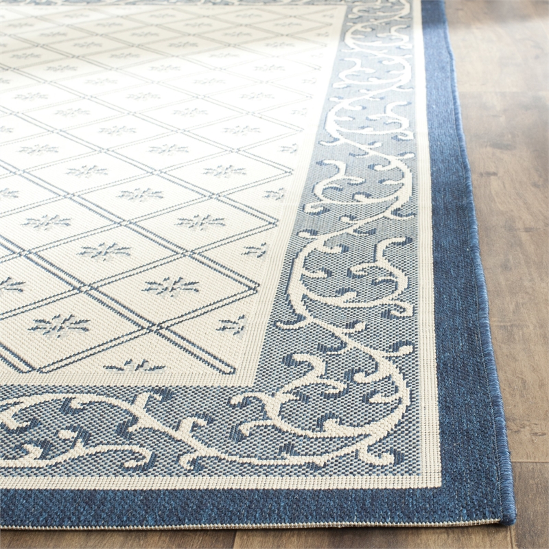 Safavieh Courtyard Beige Indoor Outdoor Rug - 2'7