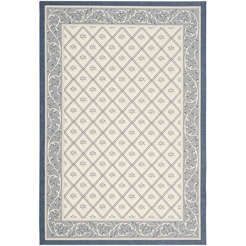 Safavieh Courtyard Beige Indoor Outdoor Rug - 5'3