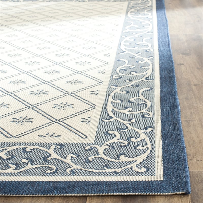 Safavieh Courtyard Beige Indoor Outdoor Rug - 5'3