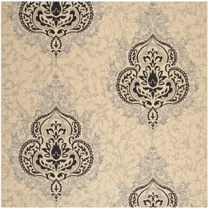 Safavieh Courtyard Creme Indoor Outdoor Rug - Square 7'10&quot