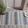 Safavieh Courtyard Grey Indoor Outdoor Rug - 2' x 3'7