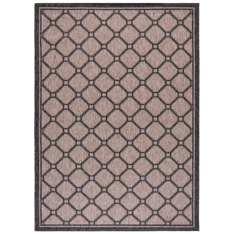 Safavieh Courtyard Natural Indoor Outdoor Rug - 5'3