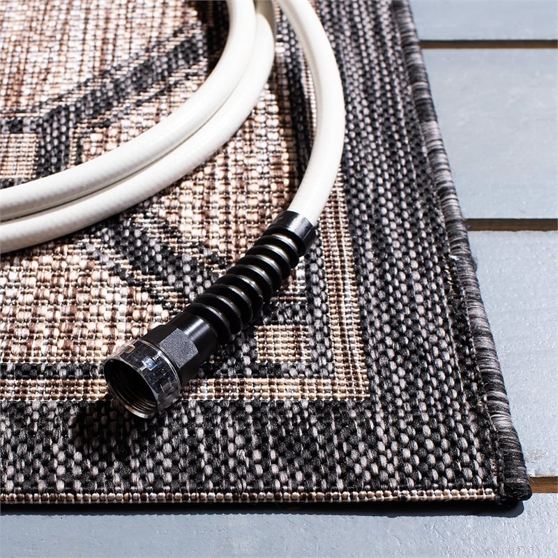 Safavieh Courtyard Natural Indoor Outdoor Rug - Runner 2'3