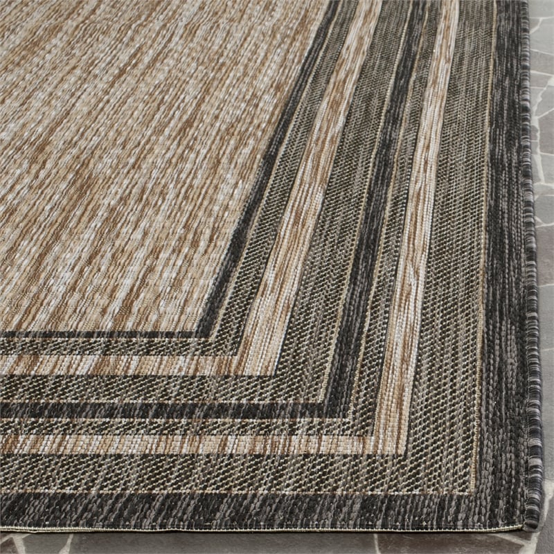 Safavieh Courtyard Natural Indoor Outdoor Rug - 2' x 3'7