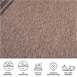 Safavieh Courtyard Natural Indoor Outdoor Rug - 2'7