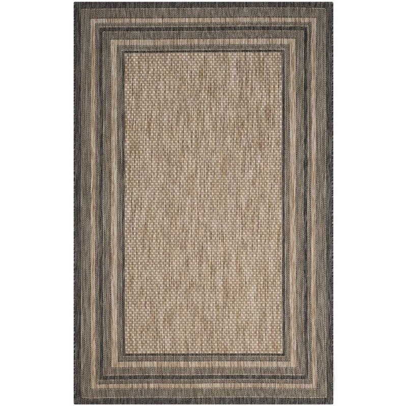 Safavieh Courtyard Natural Indoor Outdoor Rug - Runner 2'3
