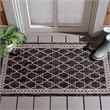 Safavieh Courtyard Black Indoor Outdoor Rug - 2' x 3'7