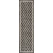 Safavieh Courtyard Black Indoor Outdoor Rug - Runner 2'3