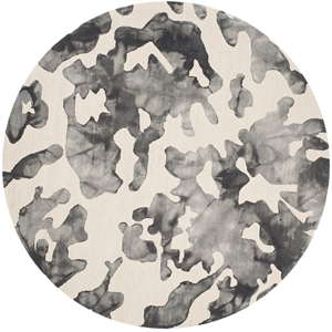 Safavieh Dip Dyed Beige Contemporary Rug - Round 7'