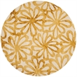 Safavieh Dip Dyed Beige Contemporary Rug - Round 7'