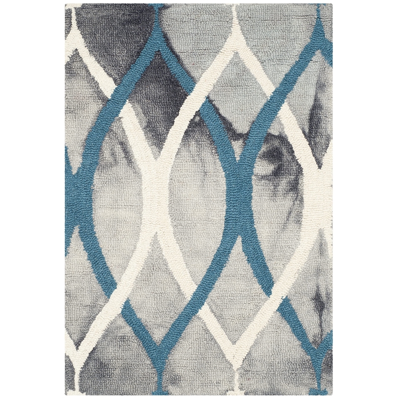 Safavieh Dip Dyed Grey Contemporary Rug - 2' x 3'
