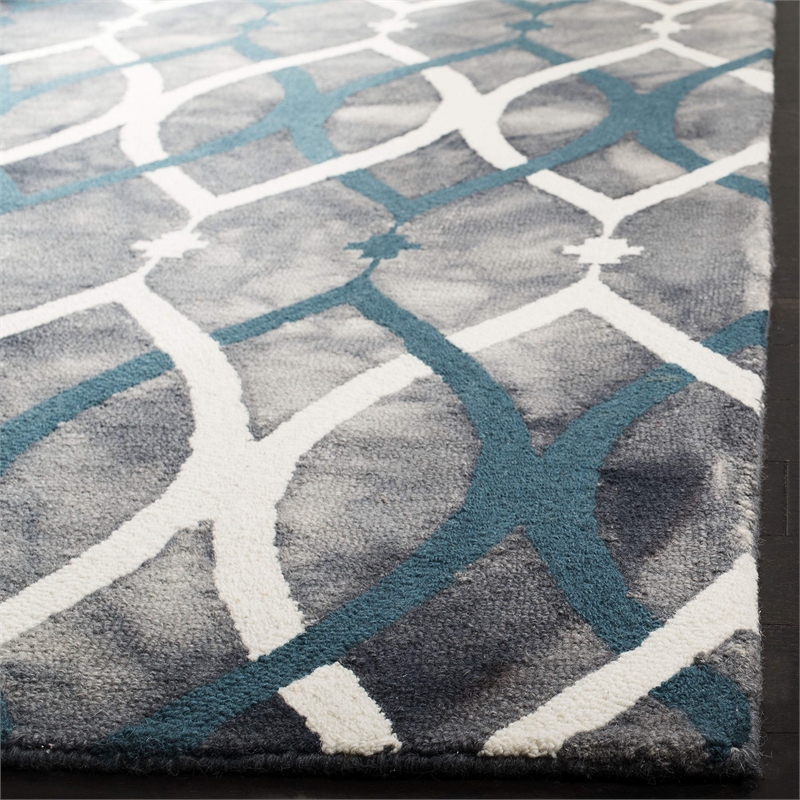 Safavieh Dip Dyed Grey Contemporary Rug - 2' x 3'