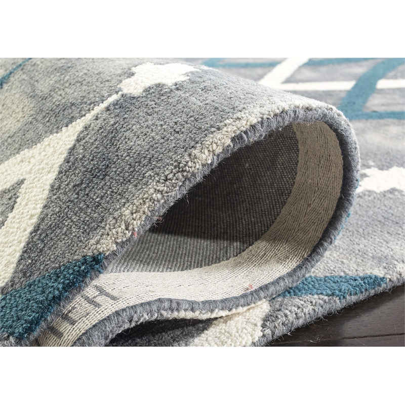 Safavieh Dip Dyed Grey Contemporary Rug - 3' x 5'