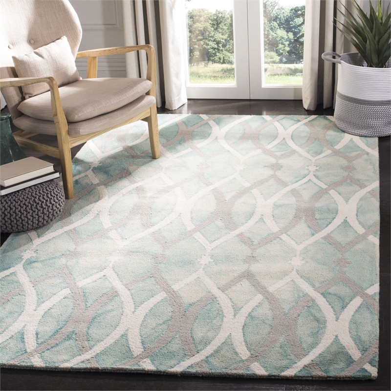 Safavieh Dip Dyed Green Contemporary Rug - 2' x 3'