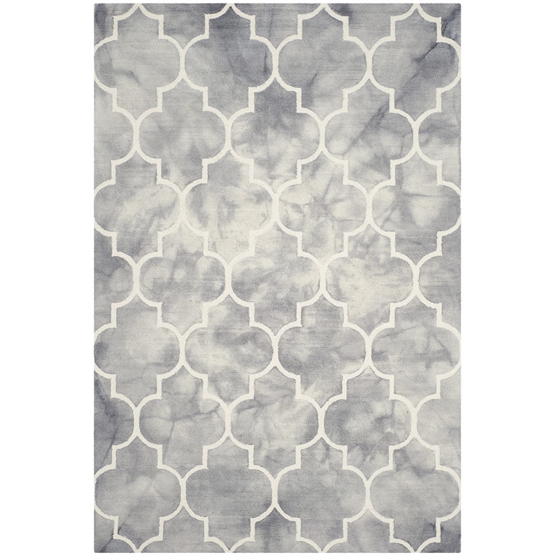 Safavieh Dip Dyed Grey Contemporary Rug - 6' x 9'