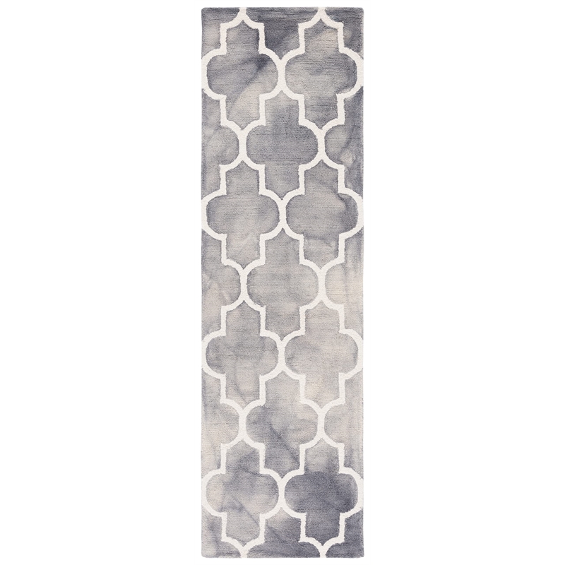 Safavieh Dip Dyed Grey Contemporary Rug - Runner 2'3