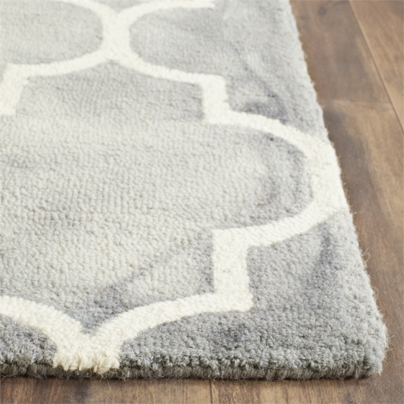 Safavieh Dip Dyed Grey Contemporary Rug - Runner 2'6