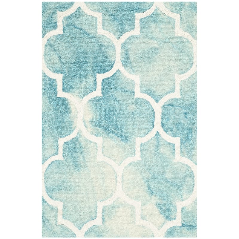 Safavieh Dip Dyed Turquoise Contemporary Rug - 2' x 3'