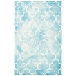 Safavieh Dip Dyed Turquoise Contemporary Rug - 4' x 6'