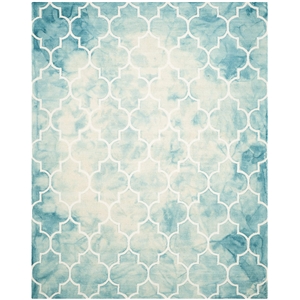 Safavieh Dip Dyed Turquoise Contemporary Rug - 6' x 9'