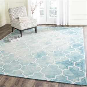 Safavieh Dip Dyed Turquoise Contemporary Rug - 8' x 10'
