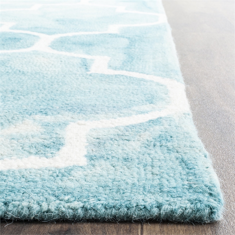 Safavieh Dip Dyed Turquoise Contemporary Rug - 8' x 10'