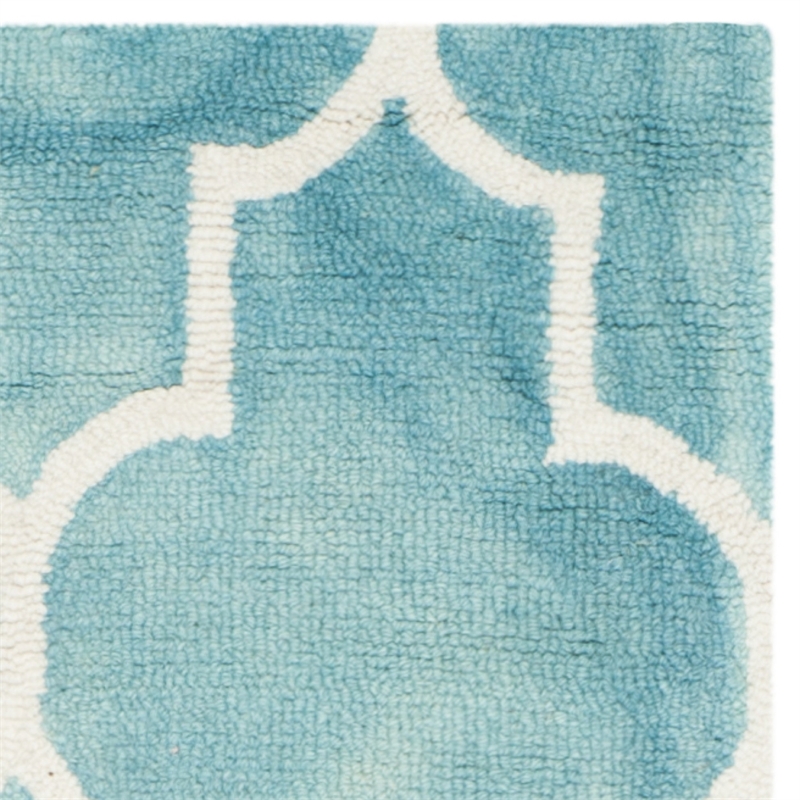 Safavieh Dip Dyed Turquoise Contemporary Rug - Runner 2'3