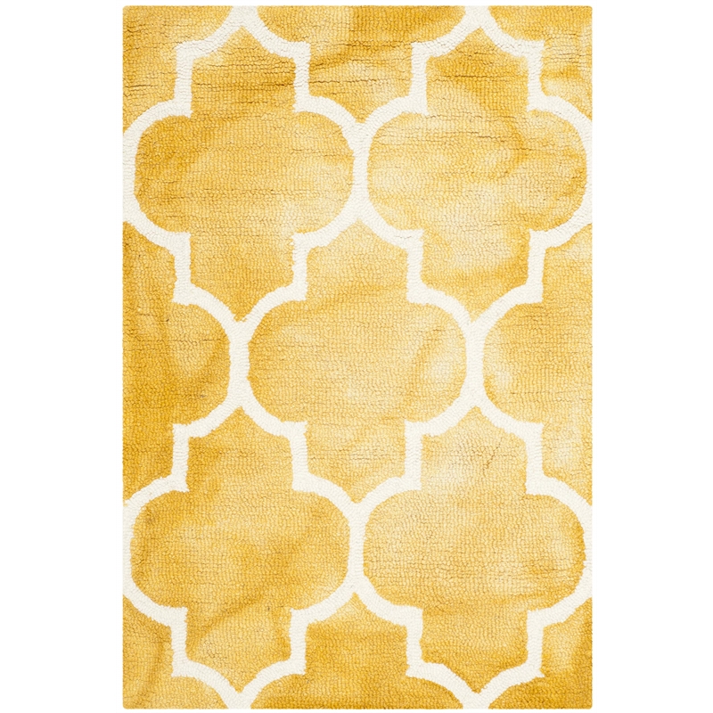 Safavieh Dip Dyed Gold Contemporary Rug - 2' x 3'