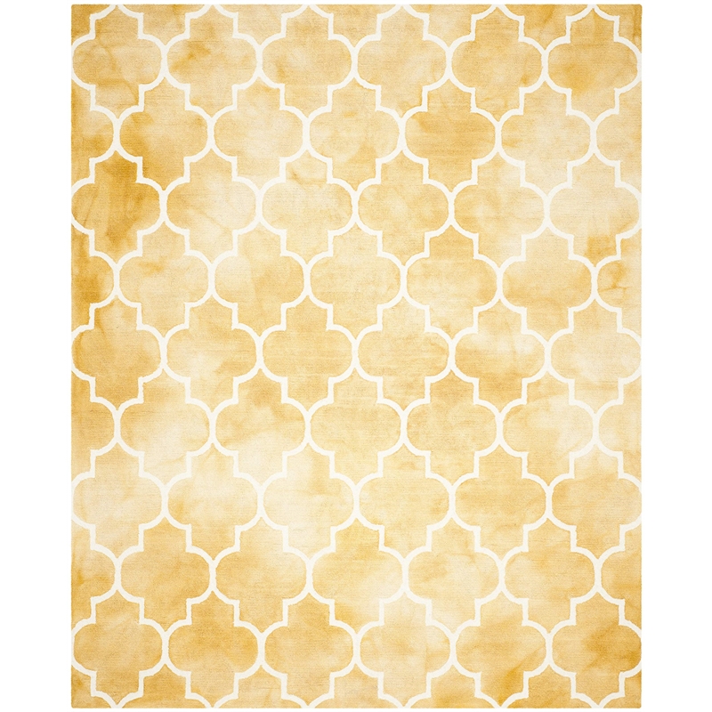 Safavieh Dip Dyed Gold Contemporary Rug - 9' x 12'
