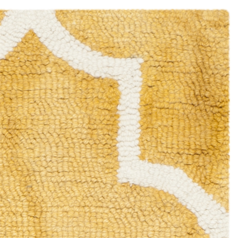 Safavieh Dip Dyed Gold Contemporary Rug - Runner 2'6