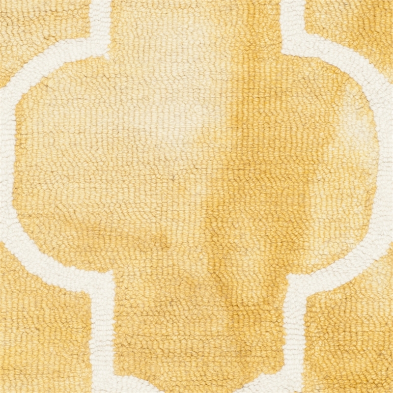 Safavieh Dip Dyed Gold Contemporary Rug - Runner 2'6