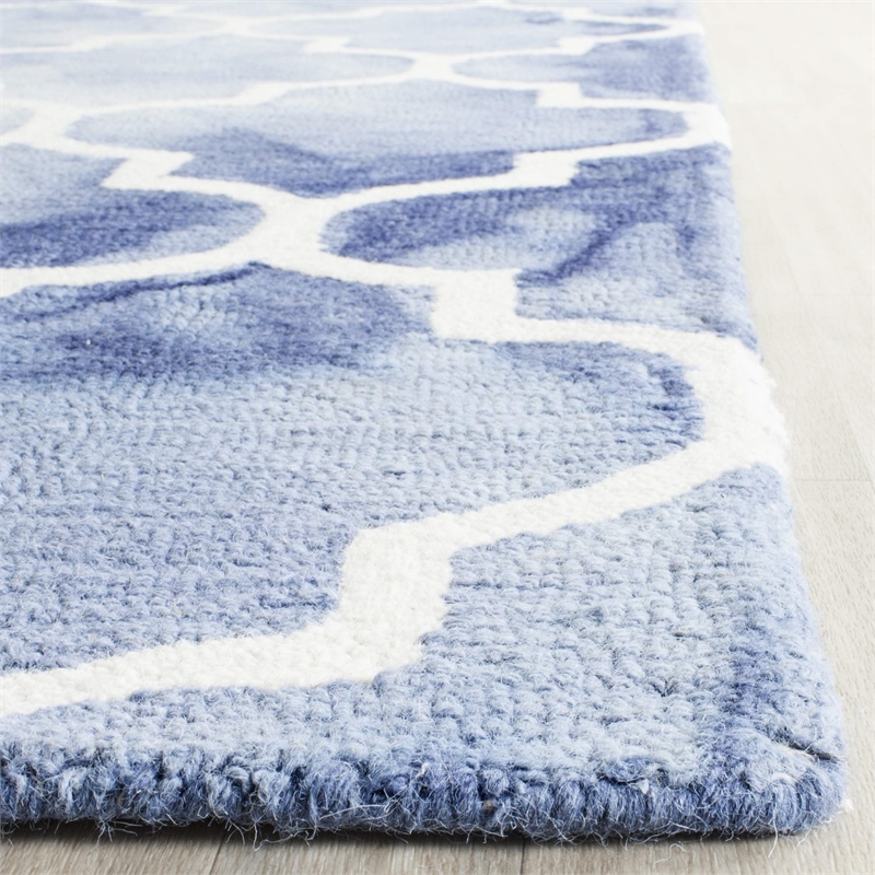 Safavieh Dip Dyed Blue Contemporary Rug - 8' x 10'