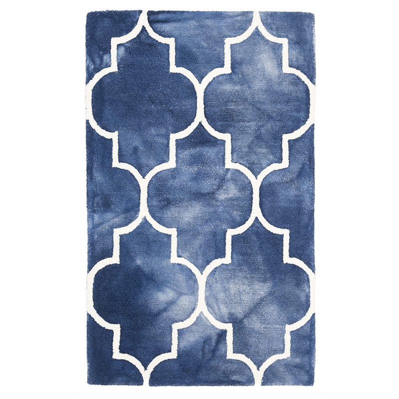 Safavieh Dip Dyed Navy Contemporary Rug - 3' x 5'