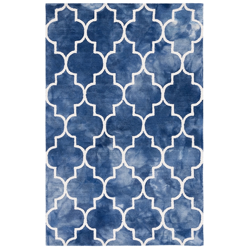 Safavieh Dip Dyed Navy Contemporary Rug - 5' x 8'