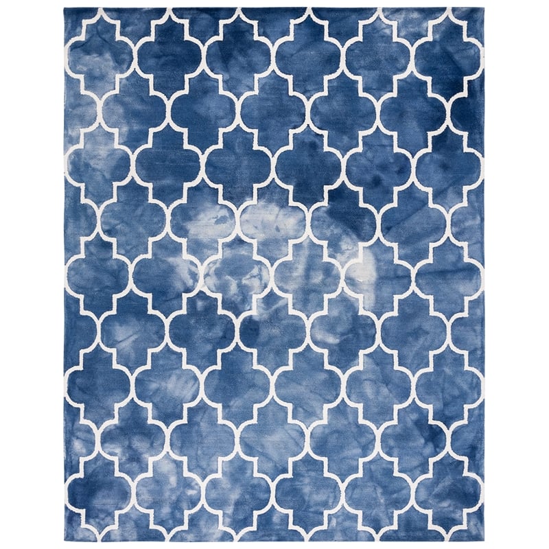 Safavieh Dip Dyed Navy Contemporary Rug - 8' x 10'