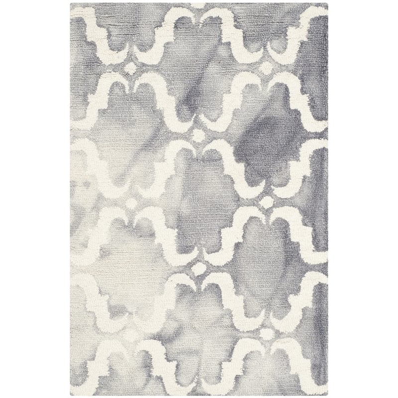 Safavieh Dip Dyed Grey Contemporary Rug - 2' x 3'