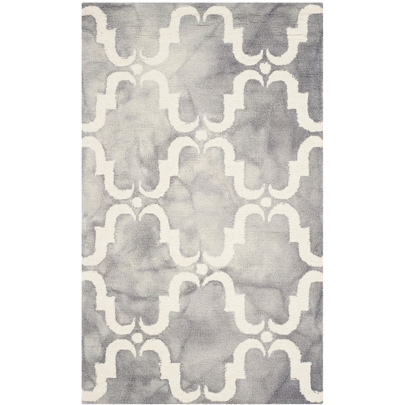 Safavieh Dip Dyed Grey Contemporary Rug - 3' x 5'