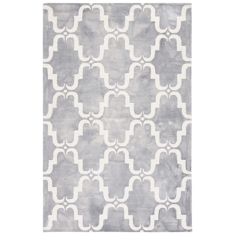 Safavieh Dip Dyed Grey Contemporary Rug - 4' x 6'