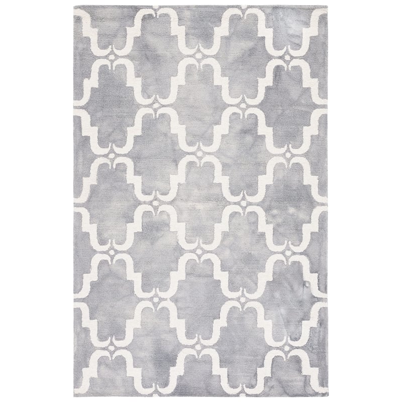 Safavieh Dip Dyed Grey Contemporary Rug - 5' x 8'