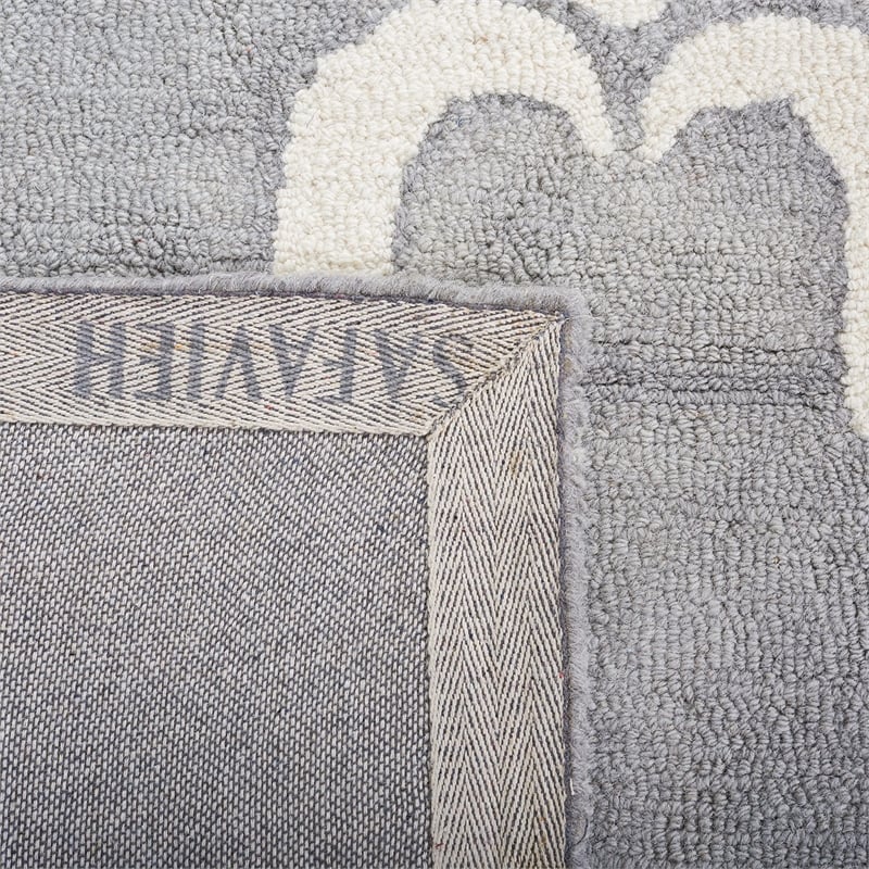 Safavieh Dip Dyed Grey Contemporary Rug - 6' x 9'